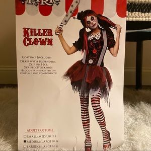 Halloween costume – Killer Clown- Women’s- M